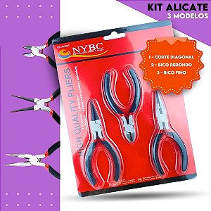 Kit De Alicates Profissional - Para Artesanato e Bijuterias