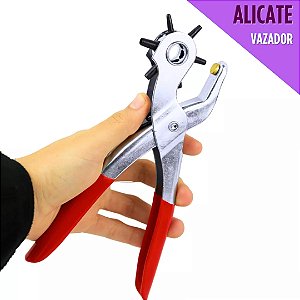 Alicate Vazador Furador Profissional P/Couro e Tecidos