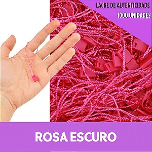 1000 Lacre de Autenticidade Inviolável - 18cm - P/Tag Cor:PINK-312