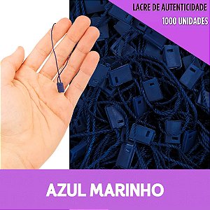 1000 Lacre de Autenticidade Inviolável - 18cm - P/Tag Cor:MARINHO-318