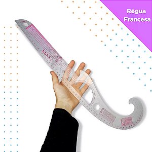 Regua Francesa Multicurva Governante - Costura Modelagem e Patchwork - REF: MCG