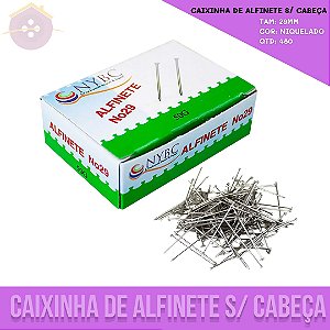 Alfinete Sem Cabeça - 29MM - Caixinha C/50gr