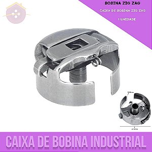 Caixa de Bobina ZIG-ZAG P/Máquina de Costura - Unidade