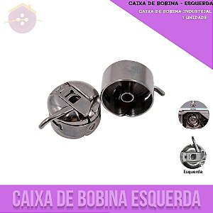Caixa de Bobina Esquerda P/Máquina de Costura Industrial - Unidade