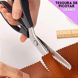 Tesoura de Picotar Corte Profissional Zig Zag - Tecido Papel Scrapbook