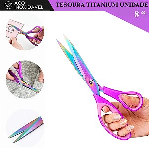 Tesoura Titanium - Multiuso Profissional - Não Perde o Corte