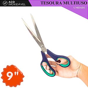 Tesoura Multiuso P/Costura e Artesanato - TAM 09'' - Unidade