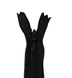 10 Zíper Invisível - 40Cm - Nº3 - COR:PRETO-310