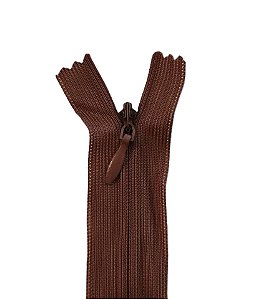 10 Zíper Invisível - 40Cm - Nº3 - COR:FERRUGEM-809