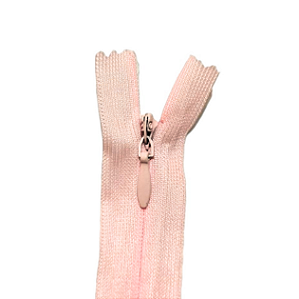 10 Zíper Invisível - 60Cm - Nº3 - COR:SALMAO