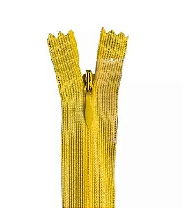10 Zíper Invisível - 60Cm - Nº3 - COR:AMARELO-CANARIO