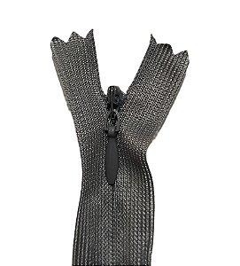 10 Zíper Invisível - 20Cm - Nº3 - COR:CINZA-CHUMBO-309