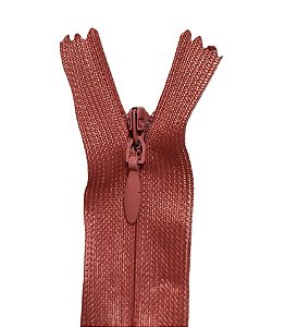 Zíper Invisível - 15Cm - Nº3 - Pct C/100 Unidades COR:CORAL-816