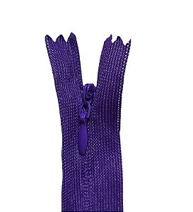 Zíper Invisível - 20Cm - Nº3 - Pct C/100 Unidades COR:ROXO-218