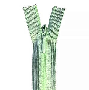 Zíper Invisível - 30Cm - Nº3 - Pct C/100 Unidades COR:VERDE-BEBE-238