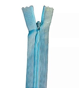Zíper Invisível - 40Cm - Nº3 - Pct C/100 Unidades COR:AZUL-BEBE-177