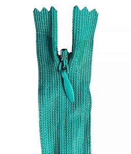 Zíper Invisível - 60Cm - Nº3 - Pct C/100 Unidades COR:VERDE-JADE-539