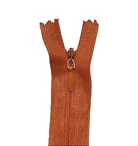 Zíper Invisível - 60Cm - Nº3 - Pct C/100 Unidades COR:LARANJA-523
