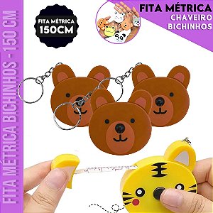Fita Métrica Urso Trena - 150cm - Retrátil Costura Patchwork