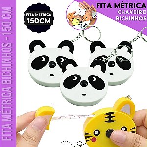Fita Métrica Panda Trena - 150cm - Retrátil Costura Patchwork