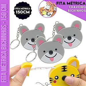 Fita Métrica Cachorrinho Trena - 150cm - Retrátil Costura Patchwork