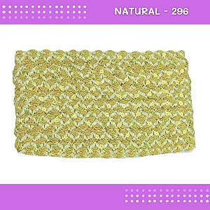 Fita Galão Passamanaria - 12mm - Ref:Galao-49 - Rolo C/20 Mts Cor:Natural-296