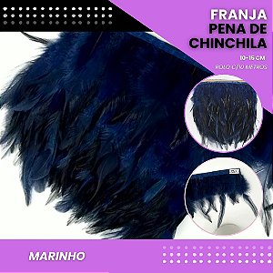 Franja Pena Chinchila Premium - Rolo c/10 Mts COR: MARINHO