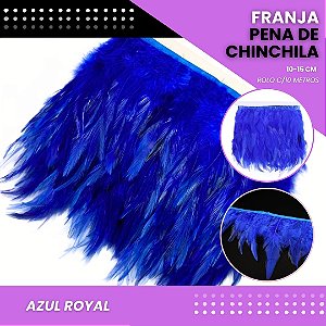 Franja Pena Chinchila Premium - Rolo c/10 Mts COR: AZUL-ROYAL