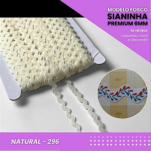 Sianinha Premium - 06mm - Rolo C/50 Mts Cor:Natural-296