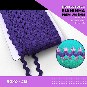 Sianinha - 08mm - Rolo C/50 Mts Cor:Roxo-218