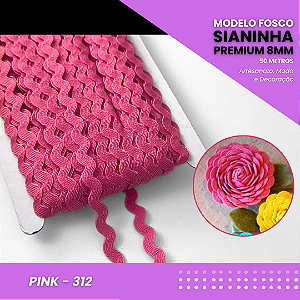 Sianinha - 08mm - Rolo C/50 Mts Cor:Pink-312