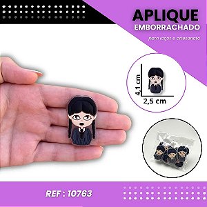 Aplique Emborrachado Para Laços - Wandinha Ref: 10763