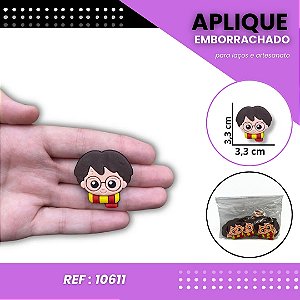 Aplique Emborrachado Para Laços - Harry Potter Ref: 10611