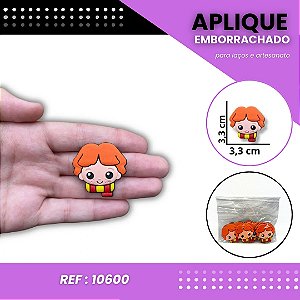 Aplique Emborrachado Para Laços - Rony Harry Potter Ref: 10600