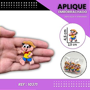 Aplique Emborrachado Para Laços - Chico Bento Turma da Mônica Ref: 10371