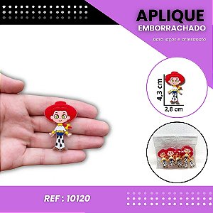 Aplique Emborrachado Para Laços - Jessi Toy Story Ref: 10120