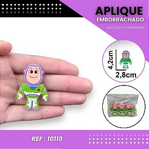 Aplique Emborrachado Para Laços - Buzz Lightyear Toy Story Ref: 10119