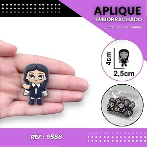 Aplique Emborrachado Para Laços - Wandinha P Ref: 9586