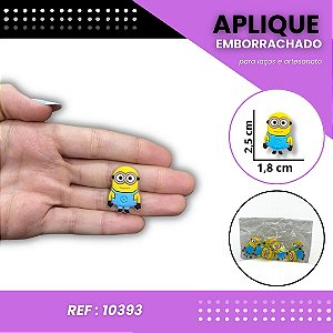 Aplique Emborrachado Para Laços - Bob Minions Ref: 10393