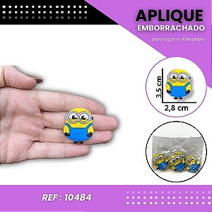 Aplique Emborrachado Para Laços - Jerry Minions Ref: 10484