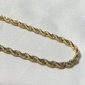 Pulseira Cordão Baiano Banhado Em Ouro 18k