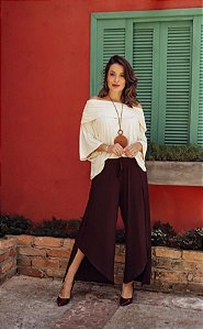 Calça Wide Leg Envelope