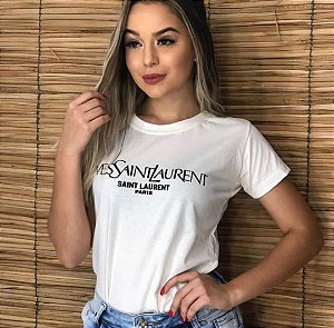 Blusa Tshirt de Algodão Estampada
