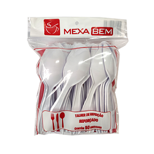 COLHERES REFEIÇÃO BRANCO MASTER CX C/1000UNIDADES (20X50)