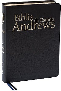 Bíblia de Estudo Andrews - Preta (Luxo - Capa Couro)