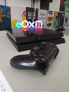 Playstation 4 FAT + 1 Controle - Semi Novo