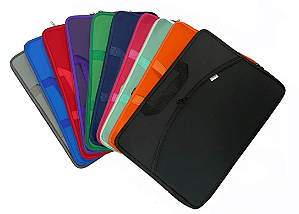 Capa Notebook 15,6" Neopreme com Alça e Bolso Externo