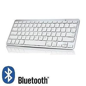 Teclado Bluetooth Sem Fio para Tablets, Notebooks, Smartphones