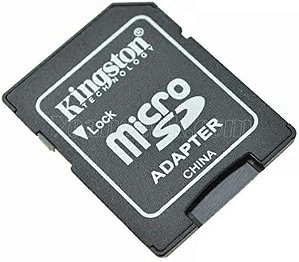 Adaptador Micro SD para SD (Cartão de Câmeras)