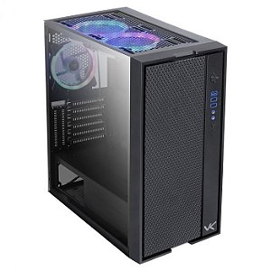 Gabinete Gamer VX Antares Com 3 Fans - Vidro Temperado